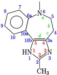 4,5-Dihidro-2-metilimidazo(4,5-d)(1)benzazepin-6(1H)-il.svg