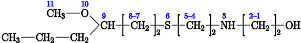 9-Propil-10-oxa-6-tia-3-azaundekán-1-ol.svg