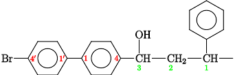 3-(4′-brómbifenil-4-il)-3-hidroxi-1-fenilpropil-.svg