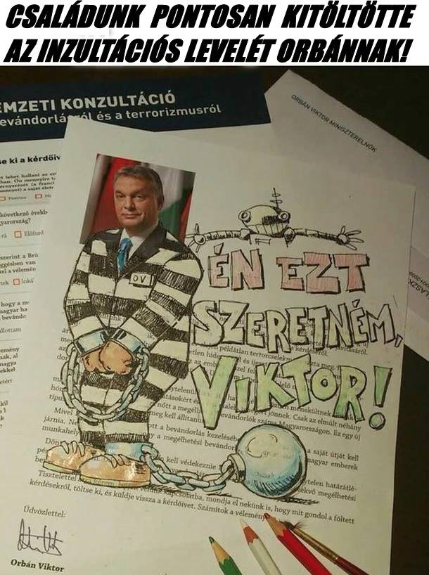 Orbán Viktor rabosítva
